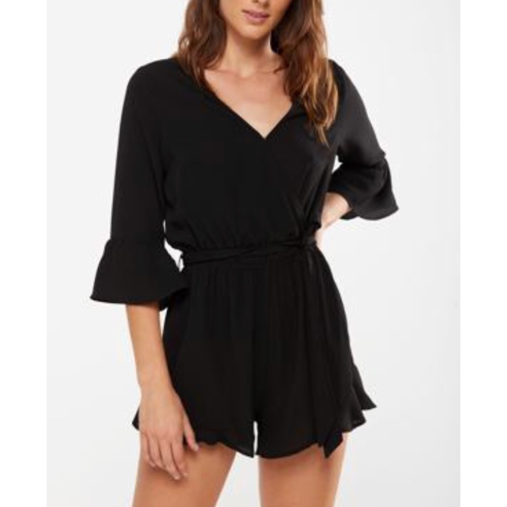 Cotton On Woven Fleur Long Sleeve Playsuit
